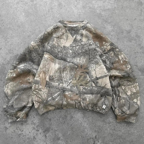 Luna Camo Crewneck