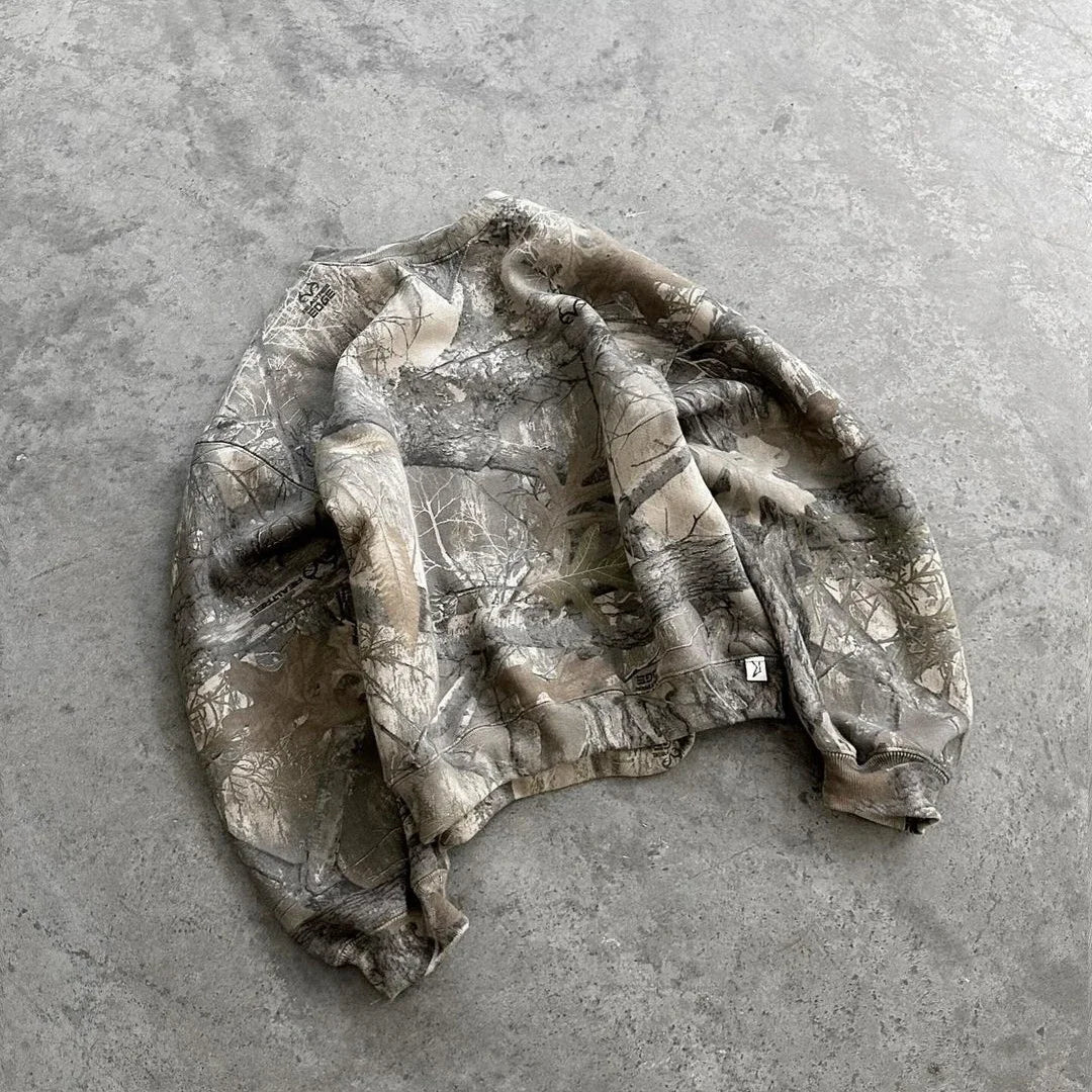 Luna Camo Crewneck